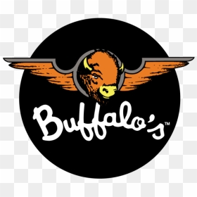 Buffalo"s Signage - Buffalo's Cafe, HD Png Download - buffalo wings png