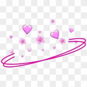 Aesthetic Emoji Crown Png, Transparent Png - kawaii heart png