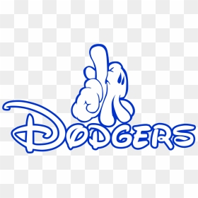 Los Angeles Dodgers Baseball Clip Art - La Dodgers Mickey Hands, HD Png Download - dodgers png