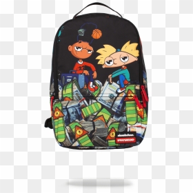 Sprayground Hey Arnold Money Stacks Backpack - Sprayground Backpacks The Simpsons, HD Png Download - hey arnold png