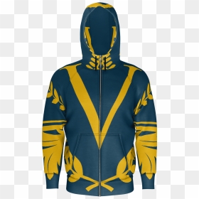 Gold Shield Navy Sweatshirt - Hoodie, HD Png Download - gold shield png