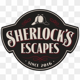 Sherlock"s Escapes Logo - Label, HD Png Download - sherlock png