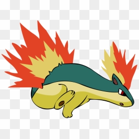 Quilava Pokemon, HD Png Download - cyndaquil png