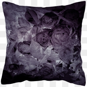 Transparent Watercolor Roses Png - Cushion, Png Download - purple roses png