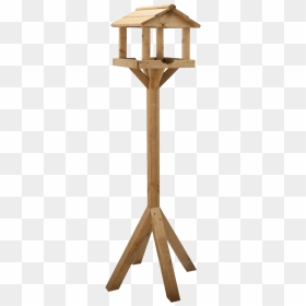 Wooden Bird Table Transparent Image - Standing Bird Feeder Png, Png Download - wood background png