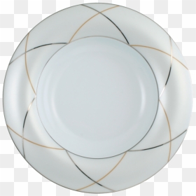 Plate Deep Round 23 Cm, Jade 3669 Silk, Tettau Porcelain - Plate, HD Png Download - white plate png
