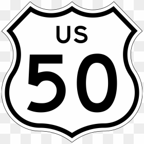 Highway 50 Crash Kills Two In Clay County - Us Route 50 Sign, HD Png Download - highway sign png