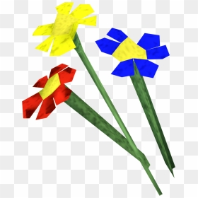 The Runescape Wiki - Runescape Flowers, HD Png Download - purple roses png