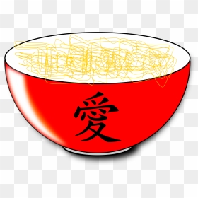 Noodles With Reflet Clip Arts - Chinese Symbol For Love, HD Png Download - noodles png