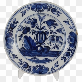 Blue And White Porcelain, HD Png Download - white plate png