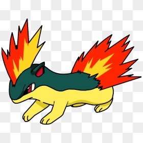 Pokemon Cyndaquil Evolution Name Clipart , Png Download - Pokemon Quilava, Transparent Png - cyndaquil png