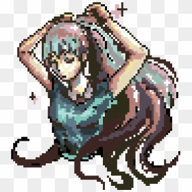 Unfinished ~ Ponytail - Illustration, HD Png Download - ponytail png