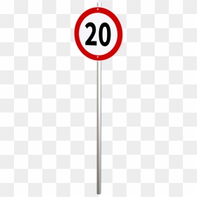 Señal De Limite De Velocidad Png, Transparent Png - highway sign png