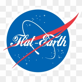 Nasa Flat Earth 01 - Nasa Logo, HD Png Download - flat earth png
