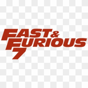Fast & Furious 7 Logo, HD Png Download - vin diesel png