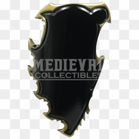 Black And Gold Chaos Larp Battle Shield - Shield, HD Png Download - gold shield png