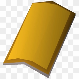 Gilded Square Shield Osrs, HD Png Download - gold shield png