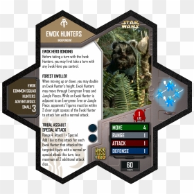 Star Wars Heroscape Cards, HD Png Download - ewok png