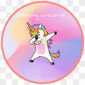Transparent Careful Clipart - Unicorn Laptop Cases, HD Png Download - dabbing png