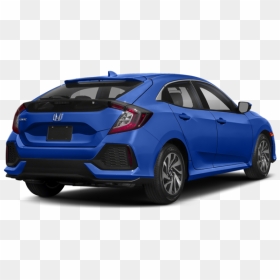 2018 Honda Civic Hatchback Blue Rear - Honda Civic 2018 Lx, HD Png Download - car rear png
