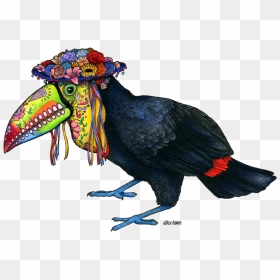 Transparent Tucan Png - Day Of The Dead Toucan, Png Download - toucan png