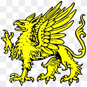 Griffin Symbol Coat Of Arms, HD Png Download - gold shield png