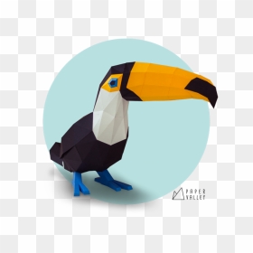 Toucan Paper Craft, HD Png Download - toucan png