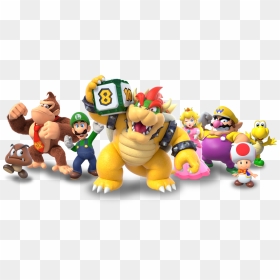 Super Mario Party Dice - Bowser Super Mario Party, HD Png Download - goomba png