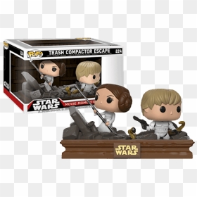 Star Wars Movie Moments Funko Pop, HD Png Download - princess leia png