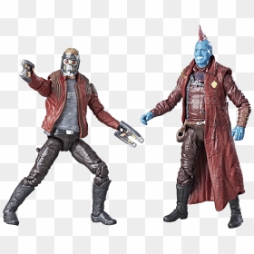 Marvel Legends 4 Inch Star Lord And Yondu Figures Two - Guardians Of The Galaxy Marvel Legends Helmet, HD Png Download - star lord png
