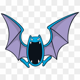 Golbat Pokemon, HD Png Download - zubat png