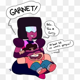 Garnet Hehe This Is Funny At Least Tell Me W Ina On - Cartoon, HD Png Download - steven universe garnet png