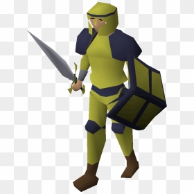 Old School Runescape Wiki - Osrs Decorative Armor, HD Png Download - gold shield png