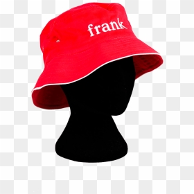 Frank Red Bucket Hat M/l - Baseball Cap, HD Png Download - red hat png