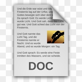 German Text Document Icon - Text Document Clipart, HD Png Download - document icon png