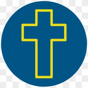 Line Icon Of Christ"s Cross - Cross, HD Png Download - bible icon png