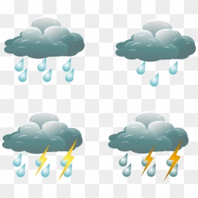 رموز الطقس الممطره المختلفه, HD Png Download - cloud .png