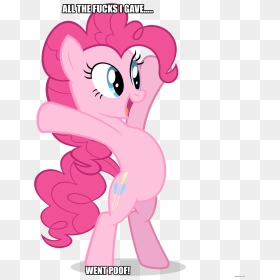 Pinkie Pie Hug Vector , Png Download - Pony Standing Up Mlp, Transparent Png - poof png