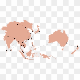 East South And Southeast Asia , Png Download - Asia Map Vector Free, Transparent Png - asia png