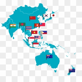 Image - Asia Pacific Map Vector, HD Png Download - asia png