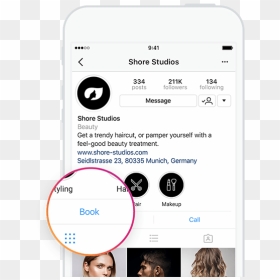 Instagram - Book Now Button On Instagram, HD Png Download - instgram png