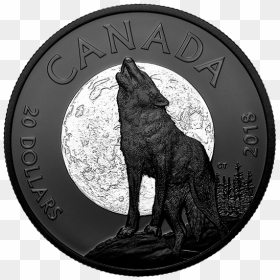 Coin, HD Png Download - wolf howling png
