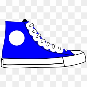 Pete The Cat Blue Shoe, HD Png Download - converse png