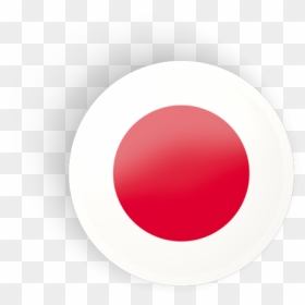Round Concave Icon - Japan Flag Icon Circle, HD Png Download - japan flag png