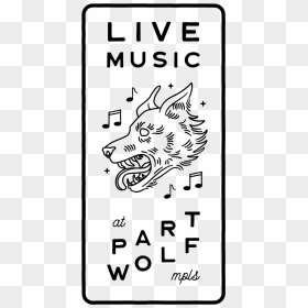 Partwolf Flags Partwolf Flag Music - Cartoon, HD Png Download - live music png