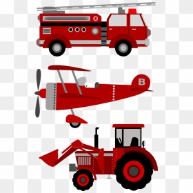 Tractor Clipart Png, Transparent Png - firetruck png