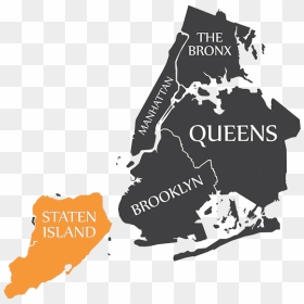 New York City Map Vector, HD Png Download - nyc png