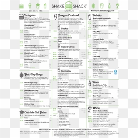 Shake Shack Menu Price Nyc , Png Download - Shake Shack Covent Garden Menu, Transparent Png - nyc png