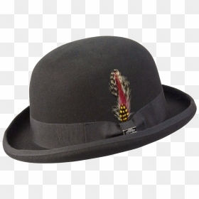 Black Hat Png Background - Fedora, Transparent Png - bowler hat png