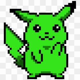 Pikachu Pixel Art, HD Png Download - toxic png